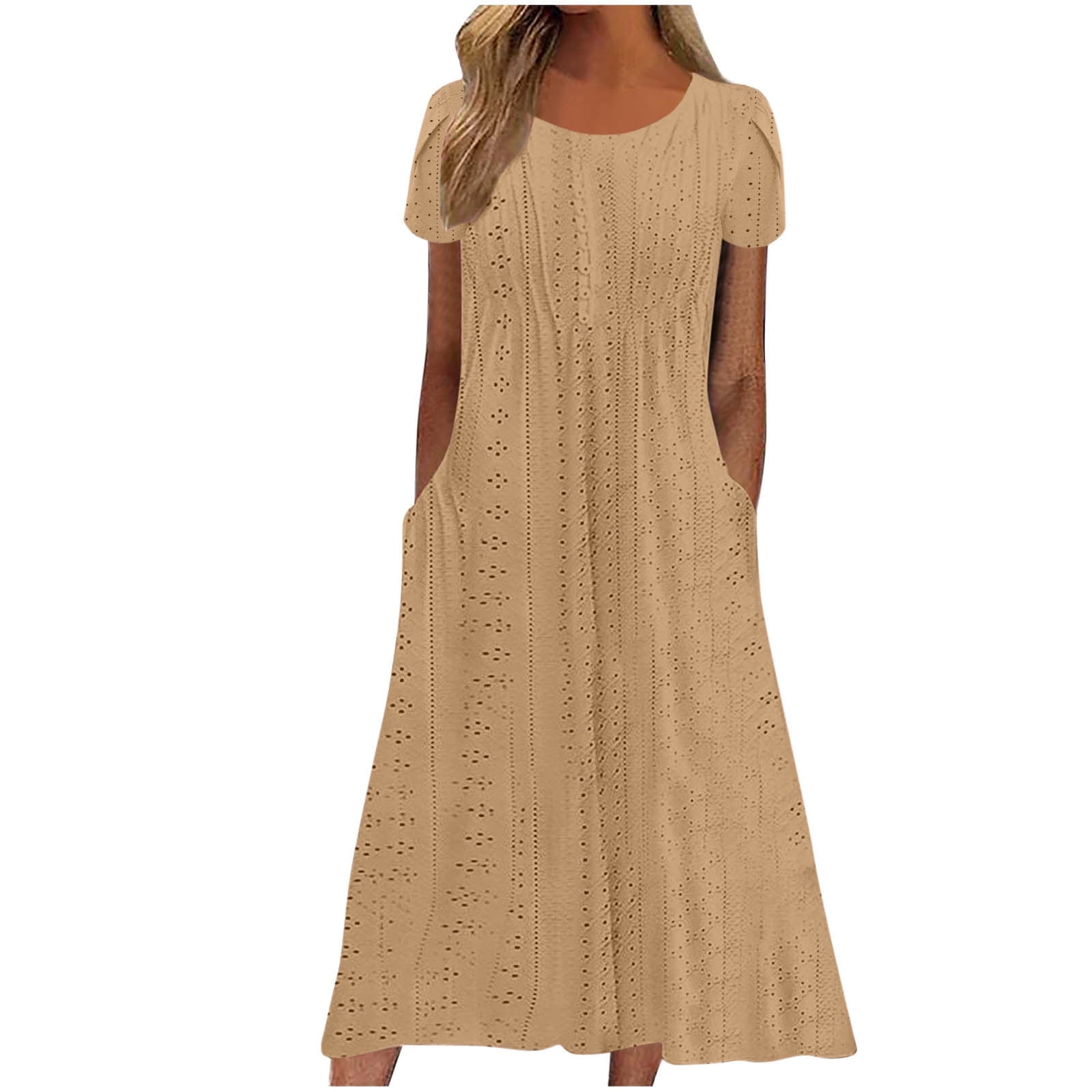 UPPADA for Women Over 50 Spring Dresses for Women Casual Sun Dresses ...