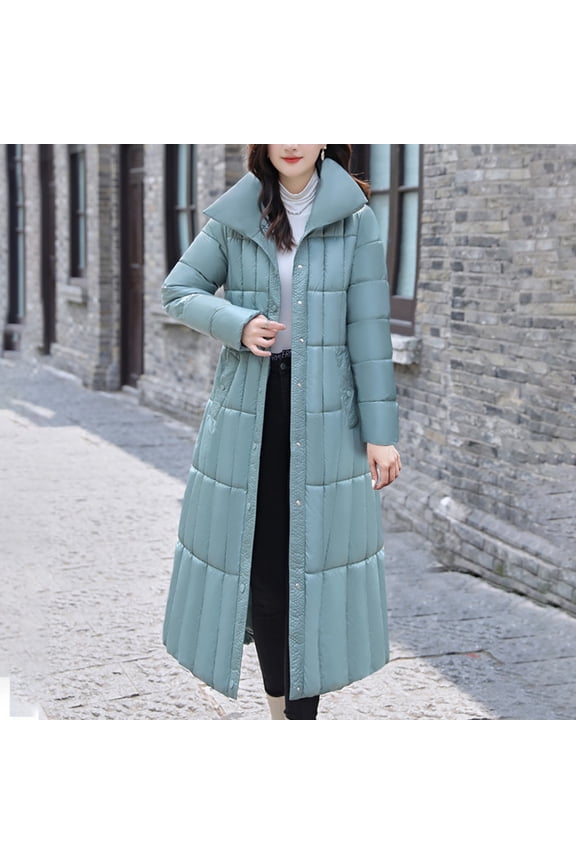 Women Long Puffer Jacket Winter Warm Coat with Faux Fur Hood Winter Bubble Coats Bubble Jacket Trendy Puffy Jackets Warm Outerwear Clothing Blue,4xl Winter Jacket for Women