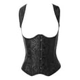 thumbnail image 1 of UPPADA Women's Bustiers and Corsets on Sale,Women Corset Bustier Push up Lingerie Top Shapewear Overbust Cincher Top Lace up Corset Basque Overbust Corset Plus Size, 1 of 4