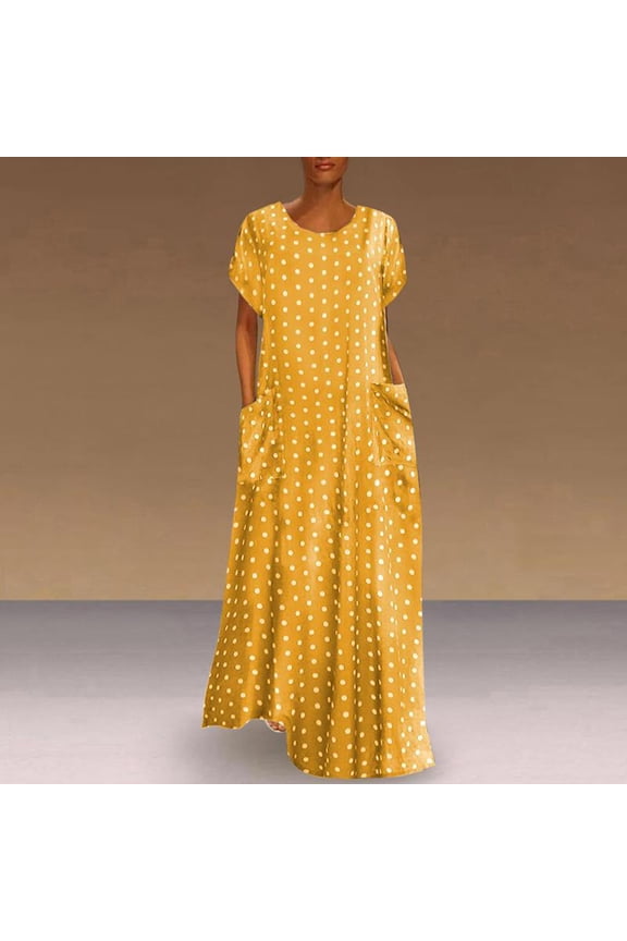 Women's Plus Size Dress Lace V Neck Ruffle Cap Sleeve Hollow Out A Line Dress Boho Floral Wrap Dress Ruffle Hem Waist Strap Short Dress Yellow,XL