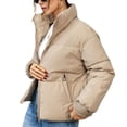 thumbnail image 1 of UPPADA Women's Puffer Jackets Winter Thicken Coats Long Puffer Coat Parka Jacket Loose Fit Faux Fur Hooded Overcoats with Pockets Khaki,xl Winter Coat for Women, 1 of 3