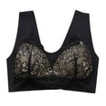 thumbnail image 1 of UPPADA Womens Bras No Underwire Full Support Front Snap Everyday Bras for Women Wirefree Push Up Bras Plus Size Bralettes for Senior Ultra Soft Underwire Bras Warners Bras for Women Wirefree, 1 of 5
