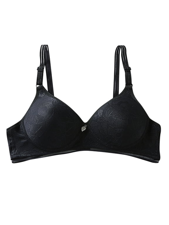 Womens Bras No Underwire Full Support Women's Daily Bras Convenient Front Button Bra High Support Everyday Bras Wireless Push Up Bra Comfort Sports Bras Bras for Women Wirefree