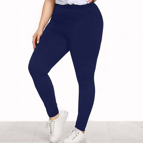 UPPADA Womens Butter Lift High Waisted Workout Leggings Gym Athletic Yoga Pants Buttery Soft Workout Lounge Yoga Pants Gifts for Women Navy,XXXXL