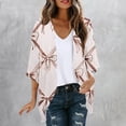 thumbnail image 1 of UPPADA Womens Floral Print Cardigan Flowy Summer Cardigan Long Sleeve Kimono Cardigan Loose Cover up Casual Blouse Tops Rose Gold,M, 1 of 5