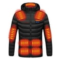 thumbnail image 1 of UPPADA Womens Heated Winter Coat for Unisex Smart Electric Rechargeable Hooded Heating Coat Clothing with 4 Heating Levels Winter Outdoor Heating Hooded Coat for Skiing of Day Sales Today, 1 of 1