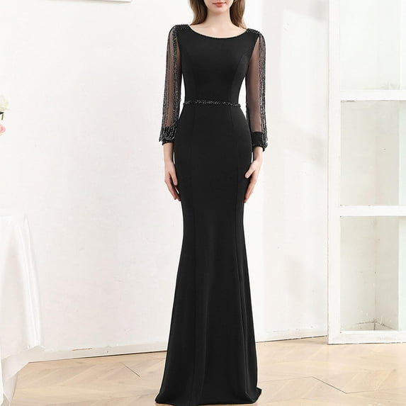 UPPADA Womens One Shoulder Fishtail Dress Sleeveless Solid Color Casual Dress Cocktail Evening Dress High Low Hem Party Gown Wedding Ball Prom Formal Dress