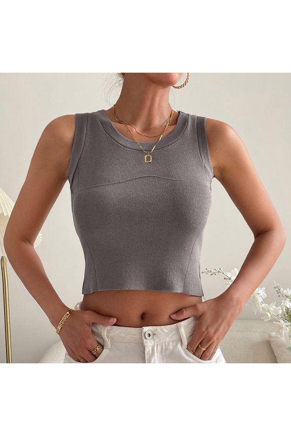 Womens Spaghetti Strap Yoga Tank Tops Strappy Back Activewear Workout Compression Tops Workout Tank Tops Athletic Built In Bra Cross Back Cute Tops,