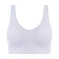 thumbnail image 1 of UPPADA Womens Sports Bras 5 Pack Seamless Wirefree Yoga Bra Plus Size Running Bras Workout Comfy Bra Casual Breathable Push-Up Bras Bralettes Basic Bras Clearance Bras for Women,XXXL, 1 of 6