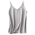 thumbnail image 1 of UPPADA Womens Tank Tops Summer Comfy Basic Tanks Sleeveless Spaghetti Strap Casual Tanks Ladies Camisole Shirts Solid Tank,Tank Tops for Women 2025 Loose Fit Gray,XXL, 1 of 3