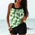 thumbnail image 1 of UPPADA Womens Two Piece Bathing Suit 2025 Modest High Waist Swimwear Elastic Floral Swimsuit with Shorts Tummy Control Sporty Beachwear Plus Size Swimsuit White,Xl, 1 of 6