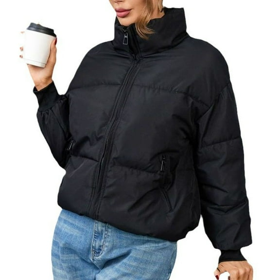 UPPADA Womens Winter Long Puffer Coats Button Down Warm Jackets Soft Oversized Hooded Outwear Zipper Padded Jackets with Pockets Holiday