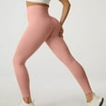 thumbnail image 1 of UPPADA Womens Workout Athletic Lounge Yoga Pants High Waisted Gym Yoga Pants Leggings Buttery Soft 4 Way Stretch Leggings Winter Saving Pink,L, 1 of 3