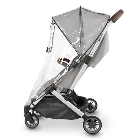 UPPAbaby Minu and Minu V2 Rain Shield/Waterproof and Windproof Coverage/Ventilated Design/Quick Attachment/Easy Access to Child
