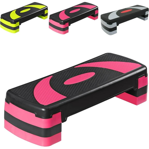 PRISP Home Gym Workout Equipment - Adjustable Exercise Step Platform ...