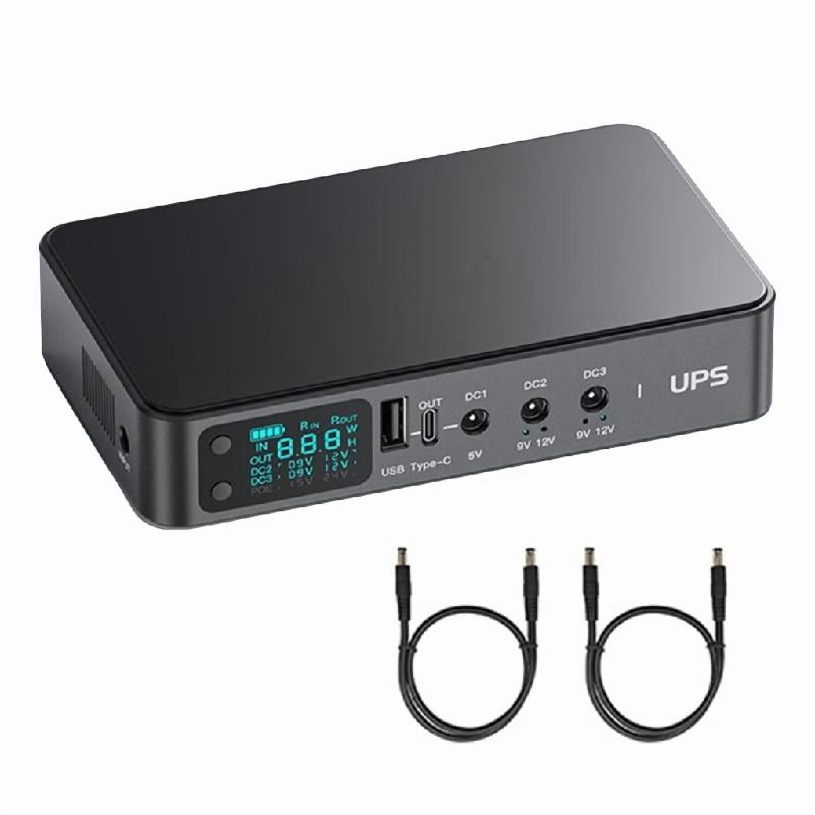 UPS Battery Backup 9000mAh/10400mAh/18000mAh Small Uninterruptible Power Supply