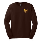 UPS Brown Long Sleeve T-Shirt United Parcel Service Official Colors and Style  XX-Large, Brown