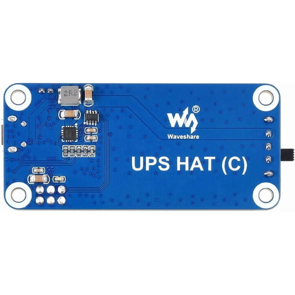 UPS HAT (C), Compatible with Zero Series Board, 5V Uninterruptible Power Supply Module, Multi Battery Protection Circuits, Without Battery