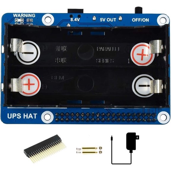 UPS HAT for , 5V Uninterruptible Power Supply Charge and Power Output at The Same Time