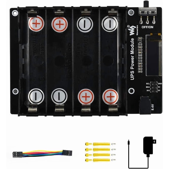 UPS Power Module for Jetson Nano with 5V Uninterruptible Power Supply Multi Battery Protection Circuits