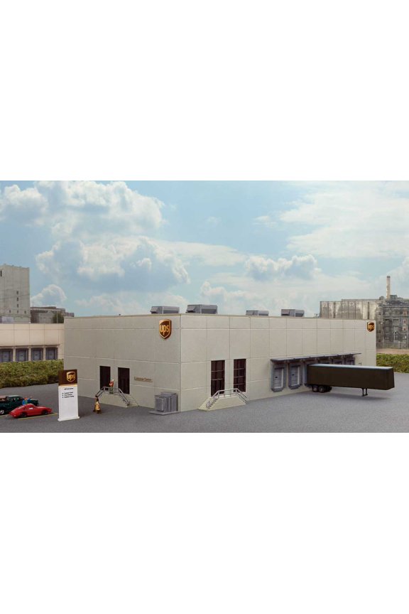 N Scale Building/Structure Kit UPS Hub with Customer Center