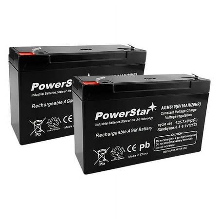 UPS Replacement Battery Pack for APC RBC3 Cartridge #3 - Leakproof 6V 10AH x 2 Battery