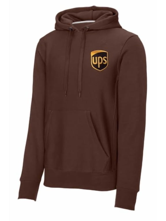 UPS Sweatshirt Pullover Hoodie United Parcel Service Official Colors and Style (US, Alpha, Large, Regular, Regular)