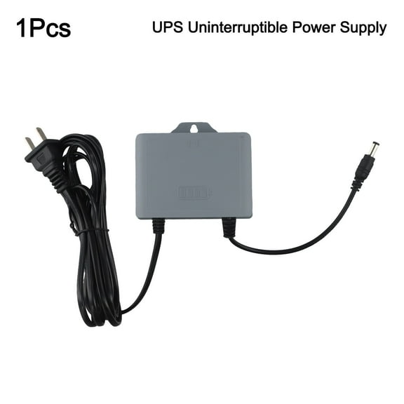 UPS Uninterruptible Power Supply for Security Camera Mini UPS Backup Battery Short Circuit Protection 3 Meters 110V-240V Power