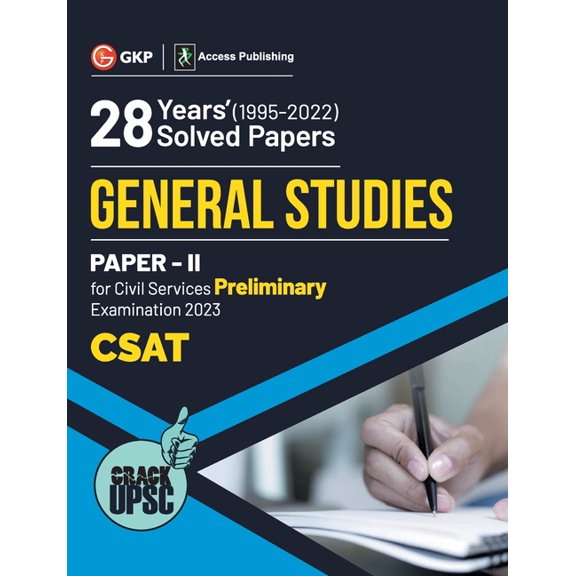UPSC General Studies Paper II CSAT 28 Years Solved Papers 1995-2022, (Paperback)