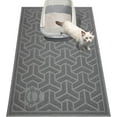 thumbnail image 1 of UPSKY Cat Litter Mat Large 35" x 23" Non-Slip Cat Litter Trapping Mat Multi-Use Waterproof Gray, 1 of 8