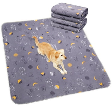 UPSKY Washable Pee Pads for Dogs 2 Pack Reusable Puppy Pads Pet Training Pads Dog Potty Pads 34”x36”