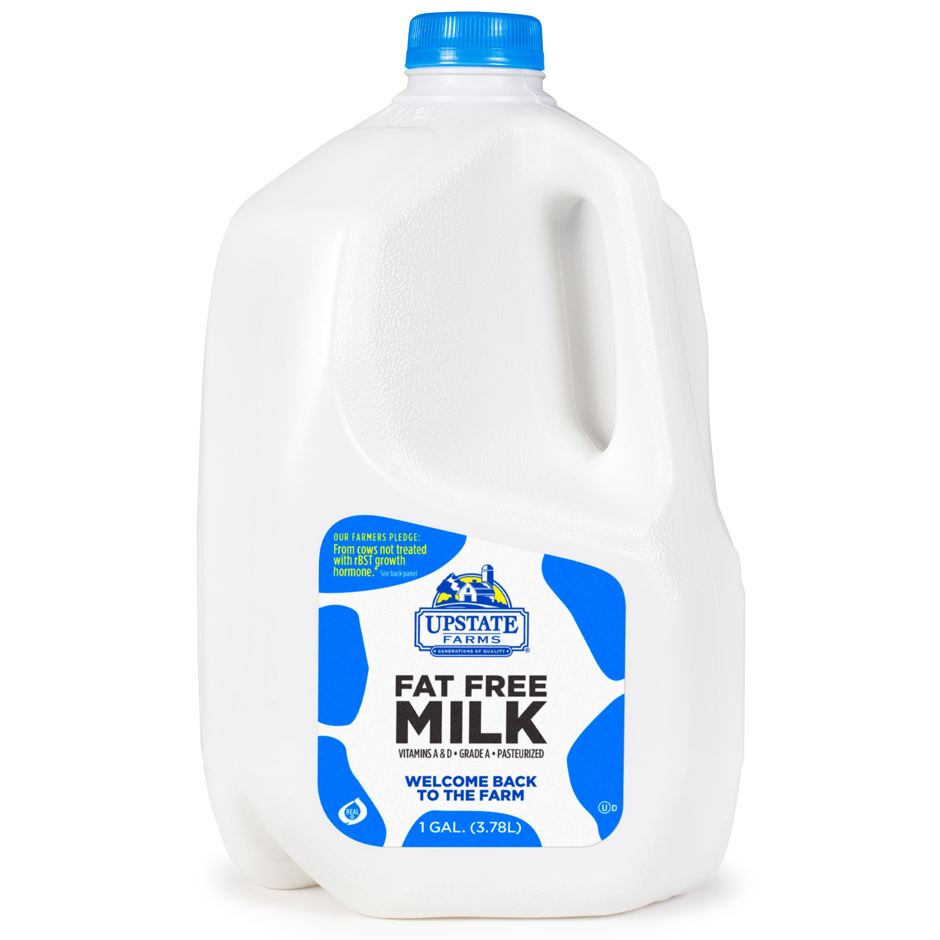 UPSTATE FARMS Fat Free Pasteurized Milk, 128 Fl Oz