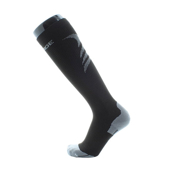 UPSURGE Sports 15-20 mmHg Moderate Compression Closed Toe Knee High Socks Black Large