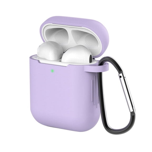 UPTECH 1 Silicone Case for AirPods 1/2, Wireless Charging Compatible, Purple