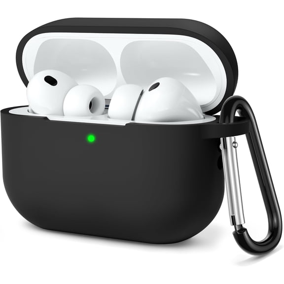 UPTECH 1 Silicone Case for AirPods Pro 3, Wireless Charging Compatible, Black