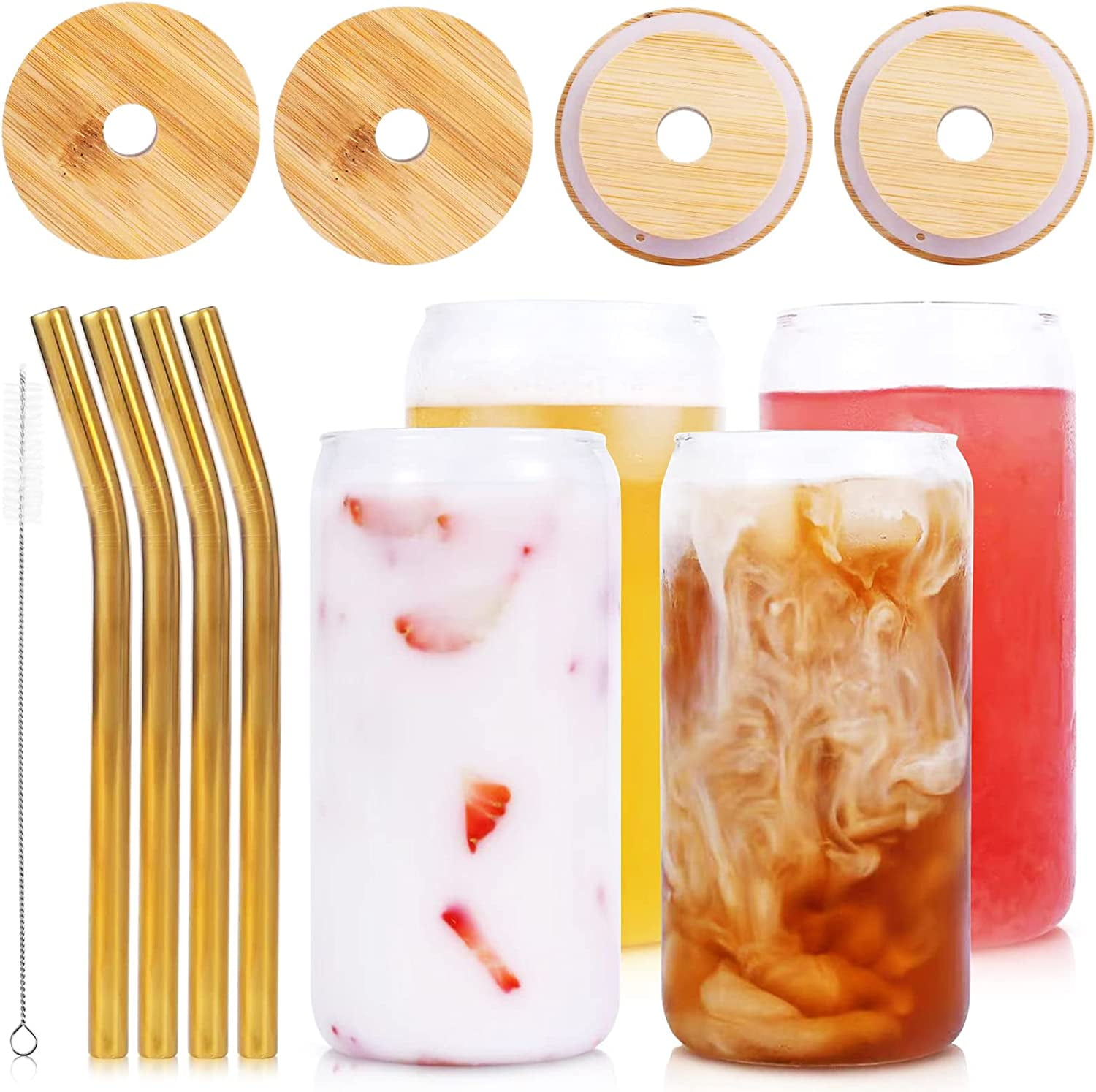 https://i5.walmartimages.com/seo/UPTRUST-4-Pack-Drinking-Glass-Cups-Bamboo-Lids-Straws-Can-Shaped-Juice-16-oz-Iced-Beer-Glasses-Cute-Tumbler-Cup-Smoothie-Boba-Tea-Coffee-Cocktail-Whi_982839e2-4a27-4910-bf23-04e20fa96511.94c596ae4855f5f2c5c0ea82bf6c23a2.jpeg