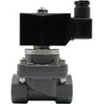 UPVC/CPVC anticorrosion normally closed solenoid valve, DN1550 anti