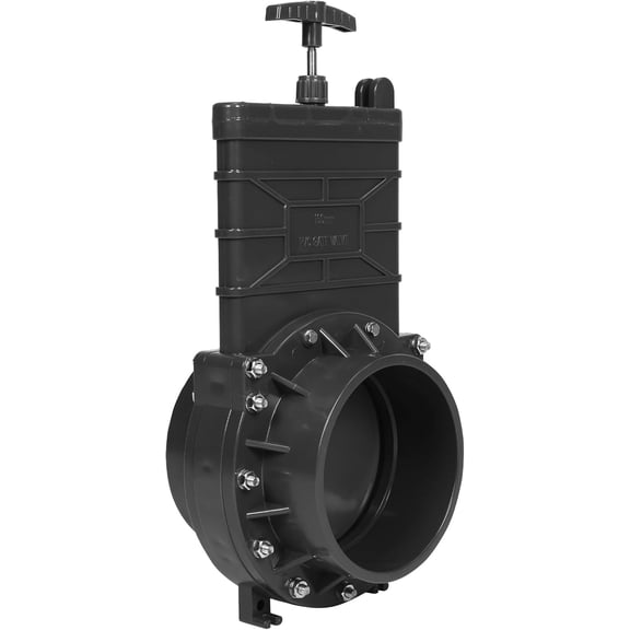 UPVC Waste Sewer Valve 6 Inch Socket Pull Plate Pipe Regulation