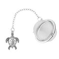 thumbnail image 1 of UPware 18/8 Stainless Steel 2 Inch Mesh Tea Ball Infuser/Tea Interval Diffuser/Tea Strainer Infuser with Zinc Alloy Sea Turtle Charm, 1 of 3
