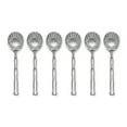 thumbnail image 1 of UPware 6-Piece 18/8 Stainless Steel Sugar Spoon Set with Bamboo Style Handle, Mirror Polished, Dishwasher Safe, 1 of 3