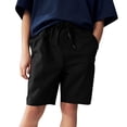 thumbnail image 1 of UQJfacai Athletic Basketball Boys Shorts Teen Black Soccer Running Baseball Quick Dry Shorts with Pockets for Youth 3-14 Years, 1 of 7