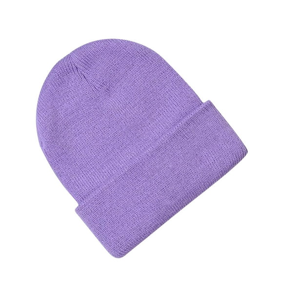 UQJfacai Baby Girls Boys Knit Beanie Hat Kids Winter Hats Daily Soft Slouchy Warm Cuffed Beanies Cap for Infant Toddler 0-3 Years
