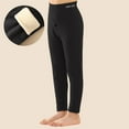thumbnail image 1 of UQJfacai Boys Base Layer Thermal Pants Kids Elastic Waist Warm Fleece Lined Leggings Tights Stretch Fall Winter Basic Bottoms 3-15 Years, 1 of 5
