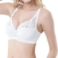 thumbnail image 1 of UQJfacai Bras for Women Breathable Full Coverage Underwire Supportive Lace Bra Plus Size Comfortable Everyday Lift Bra, 1 of 4