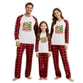 thumbnail image 1 of UQJfacai Christmas Family Matching Pajamas Sets Christmas Pjs Sleepwear Outfits for Christmas Holiday Xmas Party Long Sleeves Onesies, 1 of 5