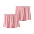 thumbnail image 1 of UQJfacai Men's Boxer Short Ice Silk Comfy Stretch Sports Boxers Classic Relaxed Fitted Breathable Short Sleepwear Underpants 2 Packs, 1 of 5