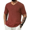 thumbnail image 1 of UQJfacai Mens Dry Fit V-Neck T-Shirts Workout Soft Short Sleeve Moisture Wicking Running Athletic Gym Casual Tee Tops S-3XL, 1 of 6