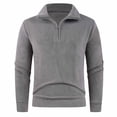 thumbnail image 1 of UQJfacai Mens Fleece Jacket Sherpa Stand Collar Zip Up Jackets Fall Winter Hiking Outdoor Raglan Long Sleeve Coat Outerwear with Pockets, 1 of 9
