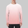 thumbnail image 1 of UQJfacai Mens Sun Protection UPF 50+ Shirts Gradient Long Sleeve Swim Rash Guard Running Athletic UV Fish Hiking Shirt S-5XL, 1 of 5