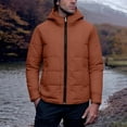 thumbnail image 1 of UQJfacai Mens Winter Coat Lightweight Full Zip Up Hooded Quilted Jackets Puffer Jacket Warm Thicken Padded Coats Outerwear with Pockets, 1 of 9